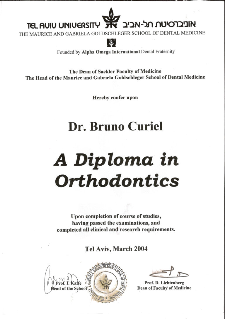 diploma in orthodontics